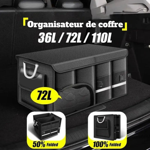 Organisateur de Coffre Pliable Étanche – Grande Capacité 110L Woody’s Camp
