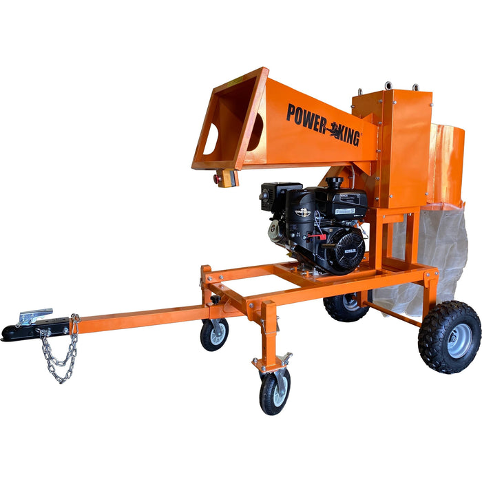 Wood Branch Logger | 5'' | 14HP Kohler CH440 | Electric Start |  Command Pro Commercial Engine | Power King PK0921-EH
