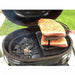 Primo All-In-One Oval X-L 400 Ceramic Charcoal Grill Heavy-Duty Stand, Side Shelves, Ash Tool and Grate Lifter PGCXLC