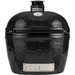 Primo All-In-One Oval X-L 400 Ceramic Charcoal Grill Heavy-Duty Stand, Side Shelves, Ash Tool and Grate Lifter PGCXLC