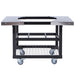 Primo Steel Cart With Stainless Steel Side Tables For Oval XL / Oval Large - PG00370