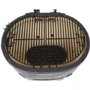Primo Oval X-L 400 Ceramic Charcoal Grill Jack Daniels Edition PGCXLHJ