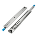 Glissières de tiroir lourdes de 100 cm avec système à roulement à billes lisse, extension complète, trois sections, capacité de charge de 70 kg.2 X Glissière tiroir à roulement à billes de 200cm - charge lourde 100Kg