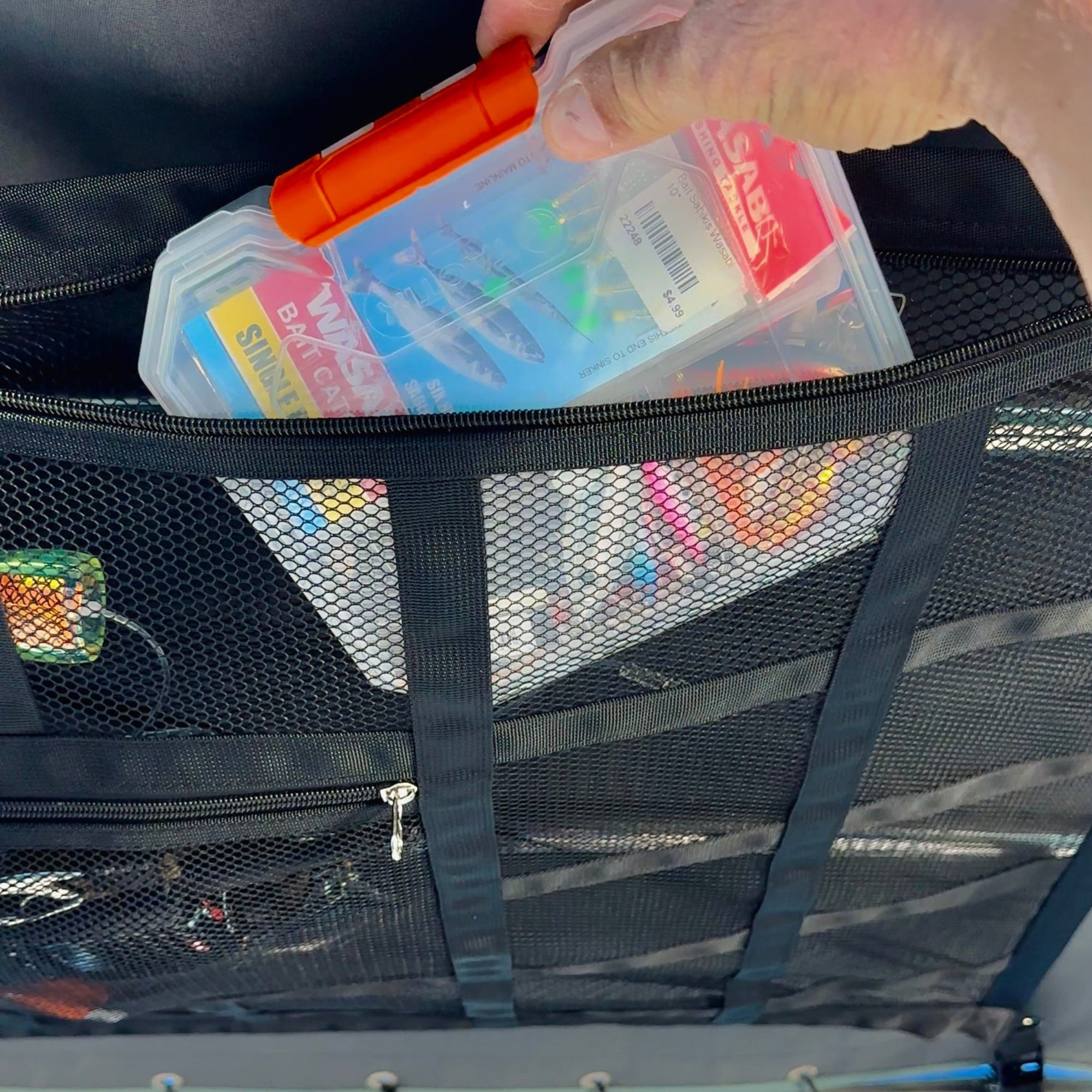 Car Roof Storage Bag - Car Ceiling Storage Net. 