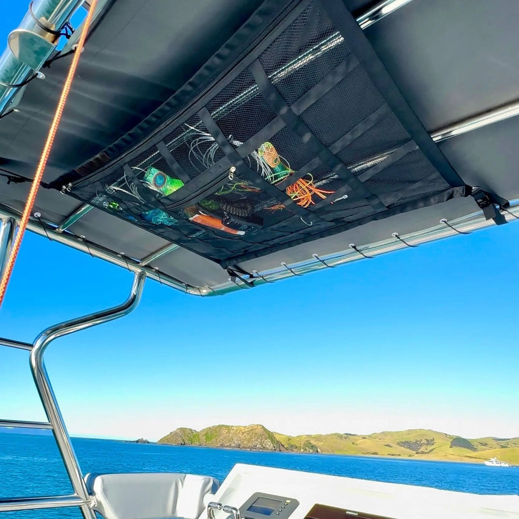 Filet rangement plafond - usage hiver