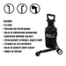 Douche Portable Manuelle 8 L – Outdoor System | Haute Pression & Couverture Néoprène Isolante Woody’s Camp