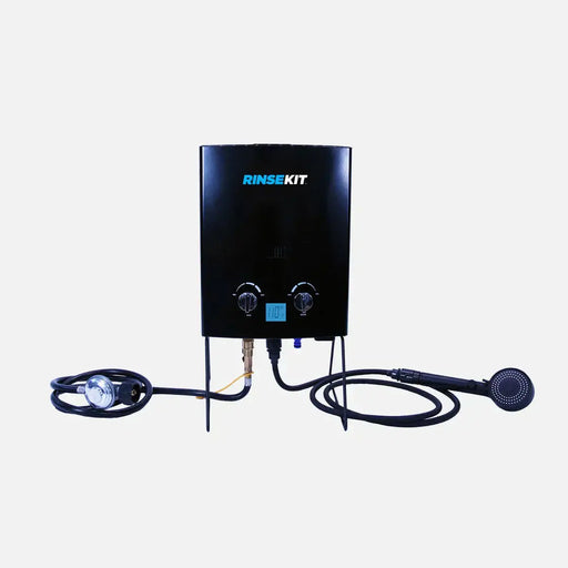 Chauffe-Eau Portable au Propane – Eau Chaude Instantanée pour Douche Nomade & Outdoor Woody’s Camp