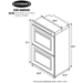 Cosmo 30" Electric Double Wall Oven COS-30EDWC