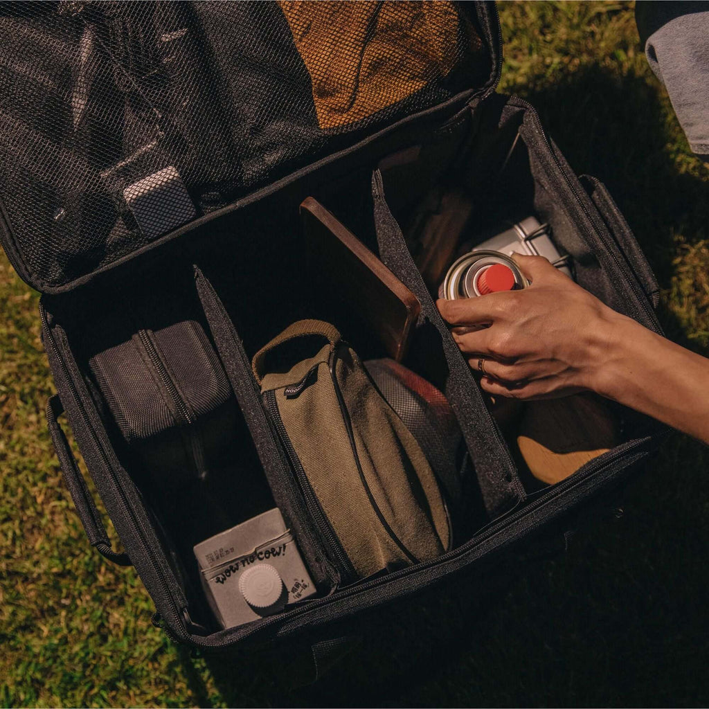 Armature métallique boîte rangement camping