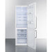 Summit 24" Wide Bottom Freezer Refrigerator FFBF241W