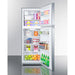 Summit 26" Wide Top Mount Refrigerator-Freezer With Icemaker FF1427SSIM