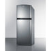 Summit 26" Wide Top Mount Refrigerator-Freezer With Icemaker FF1427SSIM