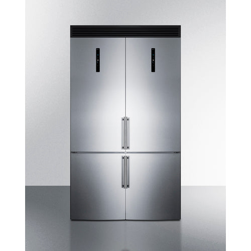 Summit 48" Wide Bottom Freezer Refrigerator Set FFBF181ES2KIT48