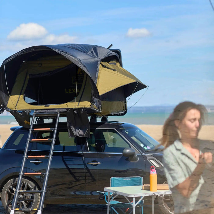 tente de toit woody's camp rigide couple 2 3 places personnes pers montpellier 34000 herault tente confort premium couple outdoor louer une tente acheter une tente de toit sud france coque rigide 