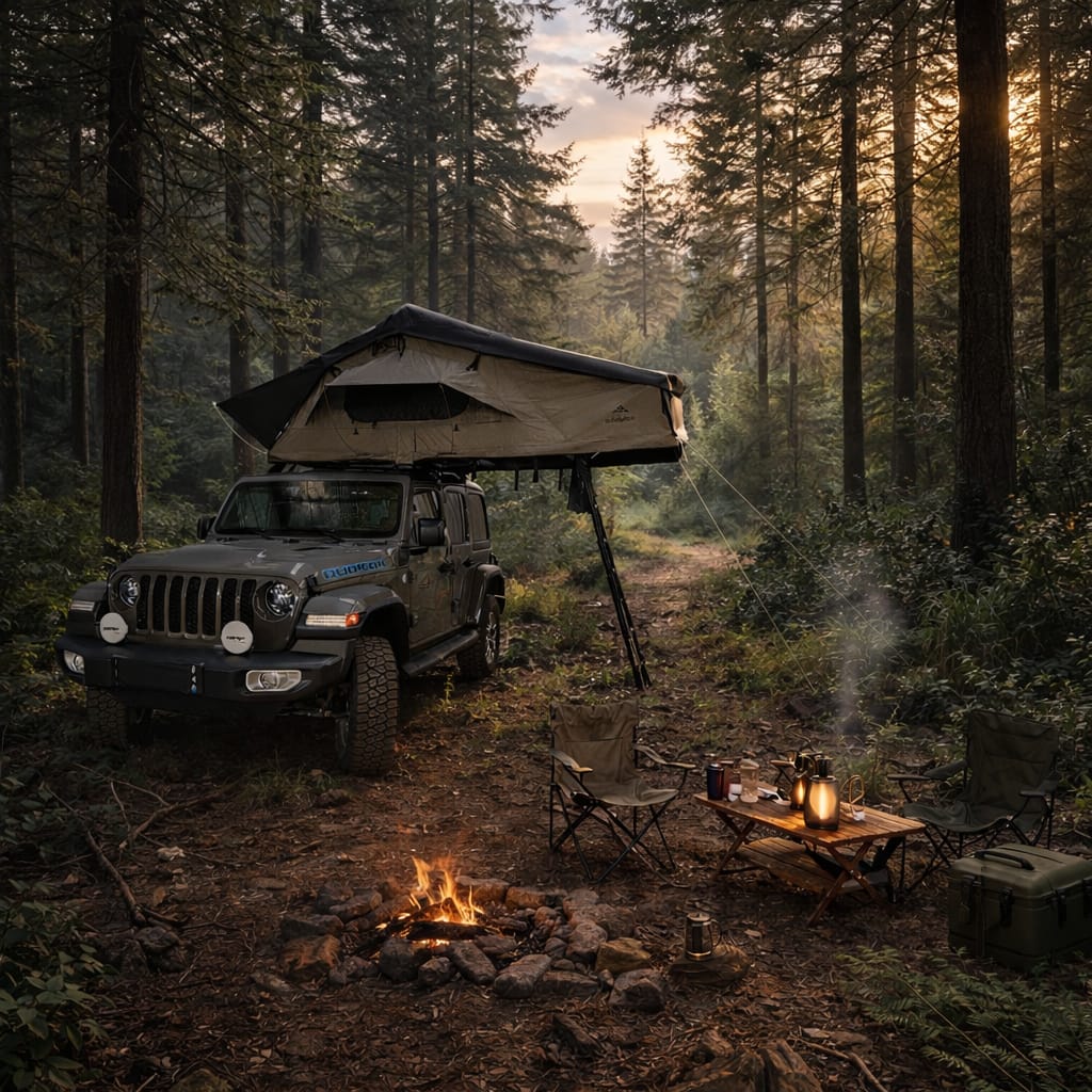 tente de toit souple woodys camp edelpick 3 place 5 places confort montpellier herault occitanie 34 