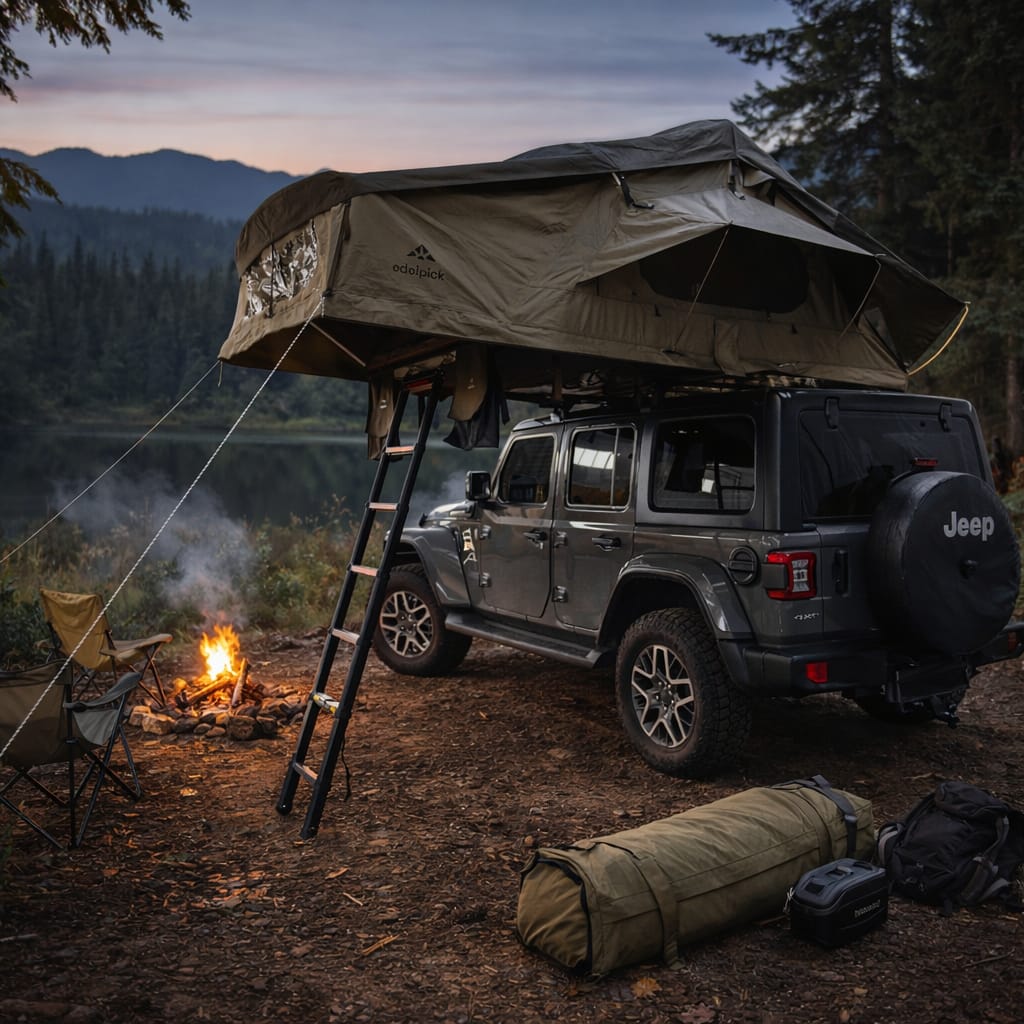 tente de toit souple woodys camp edelpick 3 place 5 places confort montpellier herault occitanie 34 