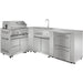 Thor Kitchen Outdoor Kitchen Sink Cabinet in Stainless Steel MK01SS304