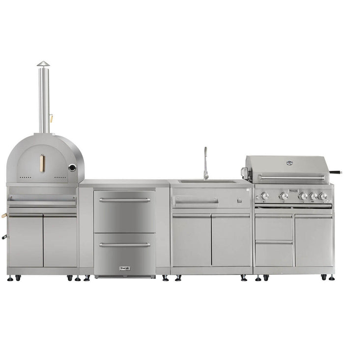 Thor Kitchen Outdoor Kitchen Sink Cabinet in Stainless Steel MK01SS304