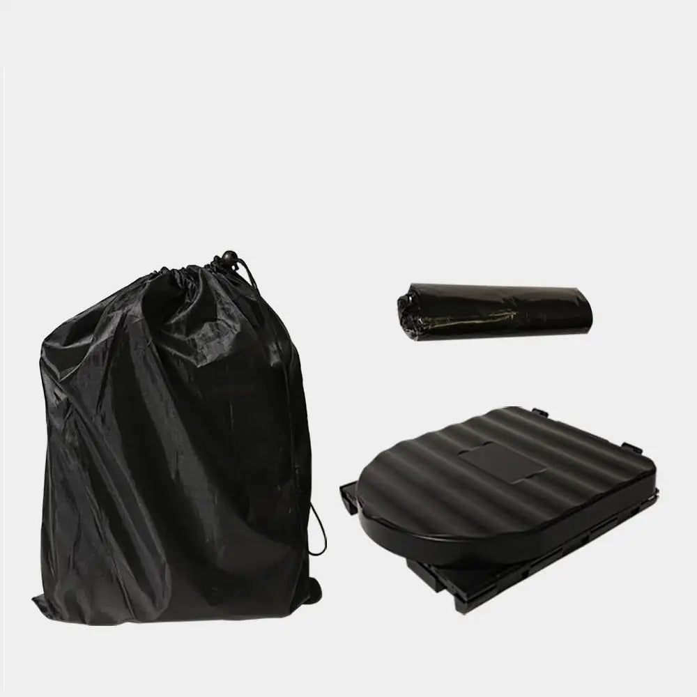 Toilette pliable portable extérieure résistante aux odeurs pour adultes et enfants, siège de toilette en une pièce pour une utilisation en voyage dans la voiture accessoire camping sauvage outdoor vanlife toilette de camping pas cher pliable 