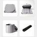 Toilette de camping pliable mettant en avant un design compact, une installation facile et uneportabilité pour les aventures en plein air.