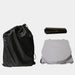 Toilette de camping pliable avec sac de transport et doublure, idéale pour les aventures en plein air et une solution d'hygiène portable pratique.