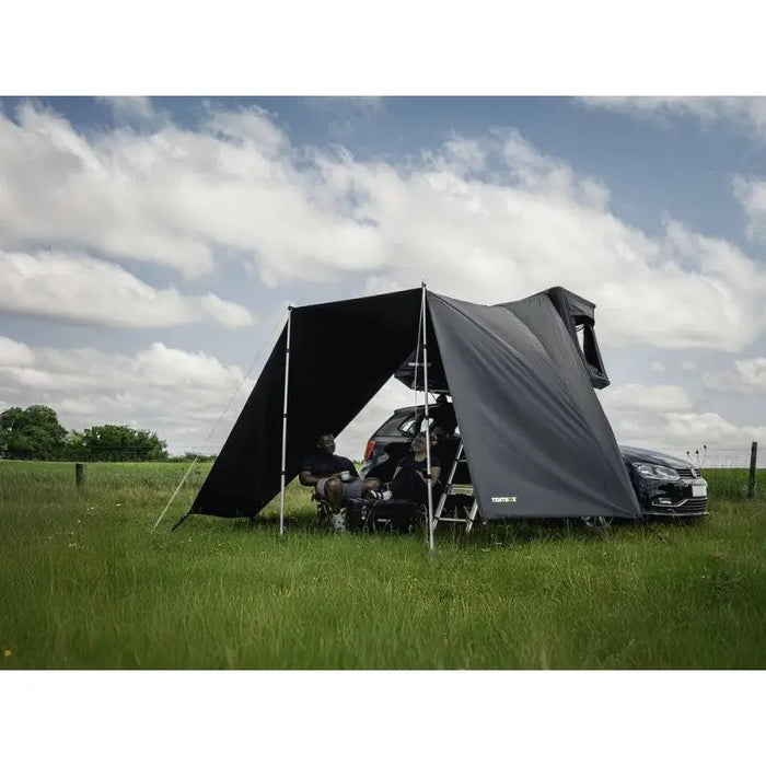 Tunnel Tente de Toit TentBox GO–Porche Abrité Léger | Camping Vanlife TentBox