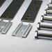 Kit Complet de Fixation Universelle pour Tente de Toit - 4 Plaques Aluminium + Vis Incluses