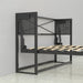 Murphy Bed With Desk & 2 Storage Cabinets, Full Size Coventry Walnut by Leto Muro