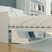Murphy Bed With Desk, Double Size, White by Leto Muro