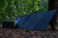 Panneau solaire pliable 100W Bluetti sur camping-car