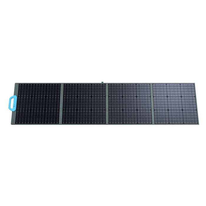 Bluetti PV200 détail cellules et connecteur solaire