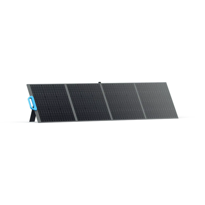 Panneau solaire Bluetti PV200 déployé vue technique