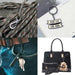 Image de mini mousquetons utilisés de différentes manières : sur une corde, en tant que porte-clés, attachés à un sac, montrant leur polyvalence et leur style.