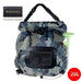Sac de douche solaire portable 20L pour le camping sauvage avec indicateur de température, design camouflage pour les randonnées et l'utilisation en plein air.