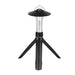 Lanternes de camping rechargeables multifonctionnelles avec design trépied et lumières LED pour les aventures en plein air.