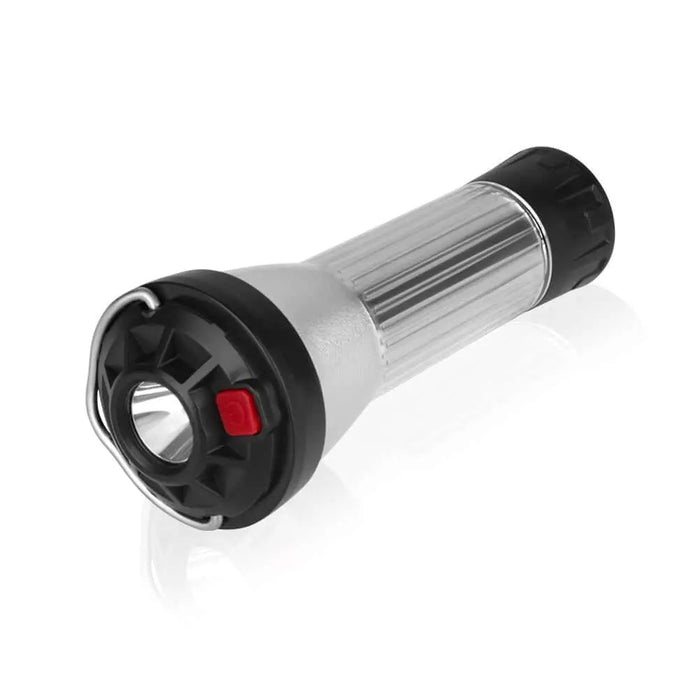 Lanterne de camping multifonctionnelle à LED rechargeable avec solaire USB, idéale pour les aventures en plein air et avec un design étanche.